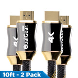 QualGear, Premium Certified High-Speed HDMI 2.0 Cable with Ethernet, Black