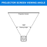QualGear QG-PS-FF6-169-110-G 16:9 Projector Screen, 110-Inch High Contrast Gray 0.9 Gain