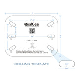 QualGear Universal Projector Ceiling Mount Specifications