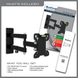 QualGear Universal Low Profile Full Motion Wall Mount  Kit
