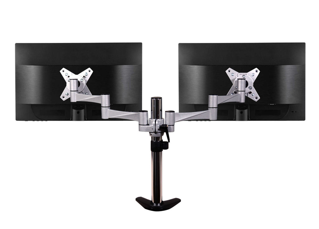 QualGear 3 Way Articulating Dual Desk Mount main image