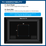 QualGear QG-TM-006-BLK 23-Inch to 42-Inch Universal Low Profile Tilting Wall Mount LED TVs, Black