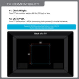 QualGear QG-TM-020-BLK Articulating TV Wall Mount /23-42, Black