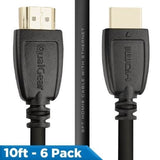 Qualgear High Speed HDMI 2.0 cable with 24K Gold Plated Contacts, Supports 4K Ultra HD, 3D, Upto 18Gbps, Ethernet, 100% OFC