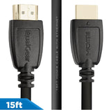 Qualgear High Speed HDMI 2.0 cable with 24K Gold Plated Contacts, Supports 4K Ultra HD, 3D, Upto 18Gbps, Ethernet, 100% OFC