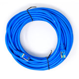 QualGear RJ45 Cat 7 Ethernet Patch Cable, 10Gpbs High-Speed Cable, 600MHz, Triple-Shielded, Round