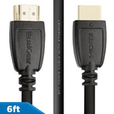 Qualgear High Speed HDMI 2.0 cable with 24K Gold Plated Contacts, Supports 4K Ultra HD, 3D, Upto 18Gbps, Ethernet, 100% OFC