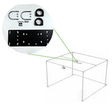 Universal Launch Monitor Enclosure Flush Mount