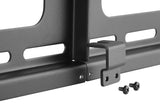 Mounting spacer bracket and screws close-up