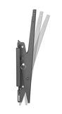 Tilt range illustration, bracket shown at three angles