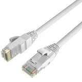QualGear CAT 6 round ethernet cable cca 24 awg 250 mhz, close-up detail.