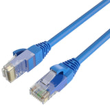 QualGear CAT 6 round ethernet cable cca 24 awg 250 mhz, close-up detail.