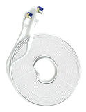 QualGear CAT 7 ethernet patch cable flat f/utp foil shielded 10 gbps 600 mhz.