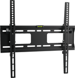 QualGear QG-TM-T-015 tilting TV wall mount with bubble level, angled view