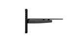 QualGear single shelf wall mount 17.6 lb / 8 kg black.