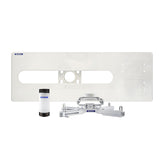QualGear drop ceiling projector mount kit 6"x2', white, with included hardware.