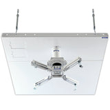 QualGear drop ceiling projector mount kit 2'x2', white.