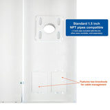 QualGear drop ceiling projector mount kit 2'x2', white.