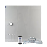 QualGear drop ceiling projector mount kit 2'x2', white, with included hardware.