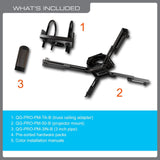 QualGear truss projector mount kit black.
