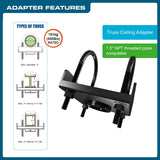 QualGear truss projector mount kit black.