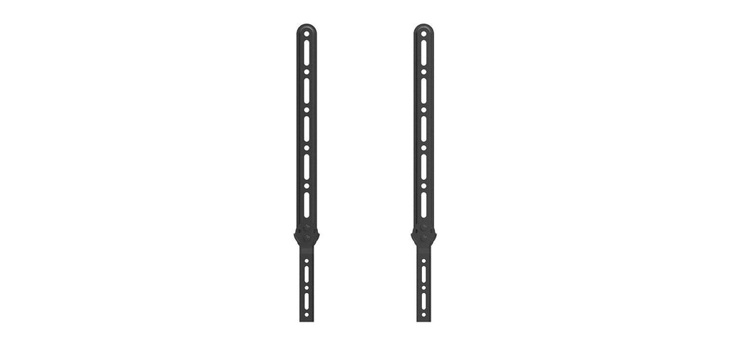 QualGear universal sound bar bracket 33 lb / 15 kg black.