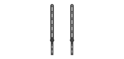 QualGear universal sound bar bracket 33 lb / 15 kg black.