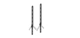 QualGear universal sound bar bracket 33 lb / 15 kg black.