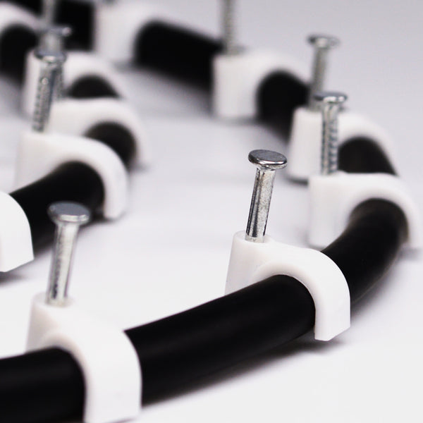 Cable Clips Secure Your Cables Safely To A Wall Shop QualGear