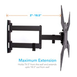 QualGear Universal Articulating Wall Mounting Kit  Specifications
