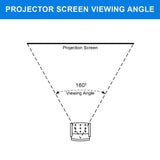 QualGear QG-PS-FF6-169-150-A 16:9 Fixed Frame Projector Screen, 150-Inch, High Definition 1.0 Gain Acoustic White