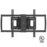 QualGear Heavy Duty Full Motion TV Wall Mount for 60-100 Inch Flat Panel and Curved TVs, Black (QG-TM-092-BLK) [UL Listed]