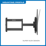  QualGear Listed Heavy Duty Full Motion TV Wall Mount Product features