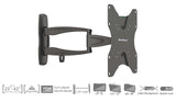 QualGear Universal Articulating Wall Mount TV Mount