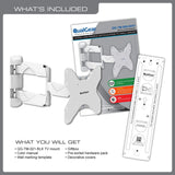 QualGear Premium Quality Full Motion Wall Mount Kit