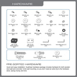 Hardware List for Dropped Ceiling Projector Mount