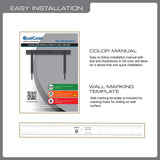 QualGear 37-Inch to 70-Inch Universal Ultra Slim wall TV Mount manual