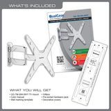 QualGear Premium Quality Full Motion Wall Mount Kit