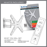 QualGear Premium Quality Full Motion Wall Mount Kit