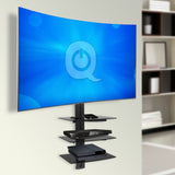 Shelf wall mount TV