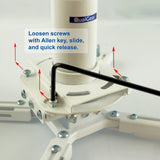 Projector Mounting Kits - Includes Mount, Adapter & Pipe | QualGear