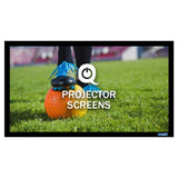 QualGear 110-Inch Fixed Frame Projector Screen, 16:9 4K HD High Definition 1.0 Gain Acoustic White  (QG-PS-FF6-169-110-A)