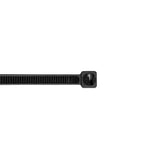 QualGear CT3-B-100-P Self-Locking Cable Ties, 4-Inch, Black, 100/Poly Bag