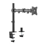 QualGear 3-Way Articulating Single Monitor Desk Mount Adjustable mount