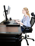 Star Ergonomics Single Monitor Electric Sit-Stand Computer Desk Sitting Position