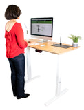 Electric Sit Stand Desk - Standing Image 