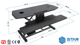 Electric Standing Desk Converter  dimensions